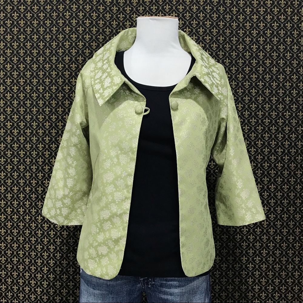 2005 Anthro Brocade Swing Jacket by Elevenses - Picture 12 of 16